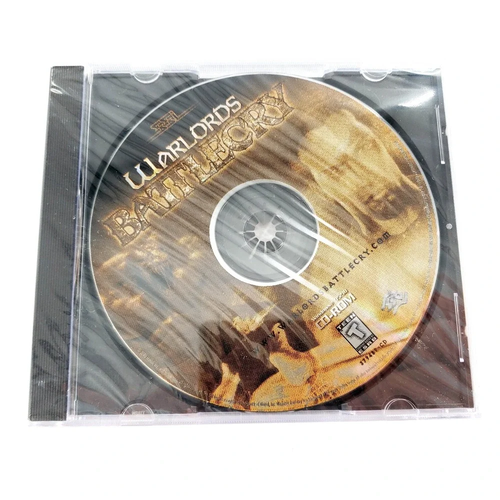 Warlords Battlecry (PC, 2000) w/ Manual & Paper Inserts New Sealed In Jewel Case